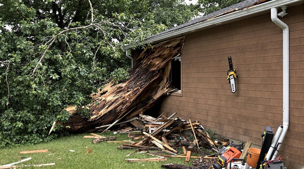 diy tree felling hazards