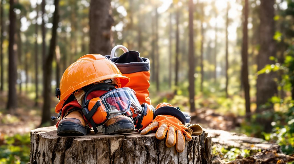 tree felling safety equipment